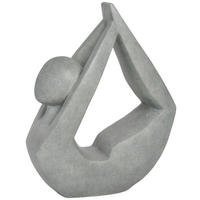 SCULPTURĂ - gri, Lifestyle, plastic (31/39/15cm)