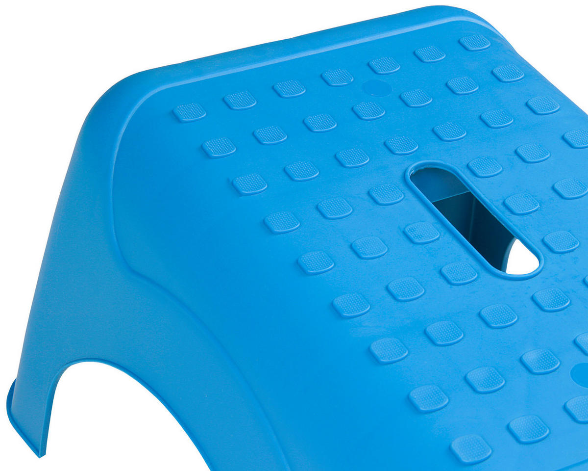 TRITTHOCKER Dunkelblau  - Dunkelblau, Basics, Kunststoff (44/23,5/31cm) - Ambia Garden