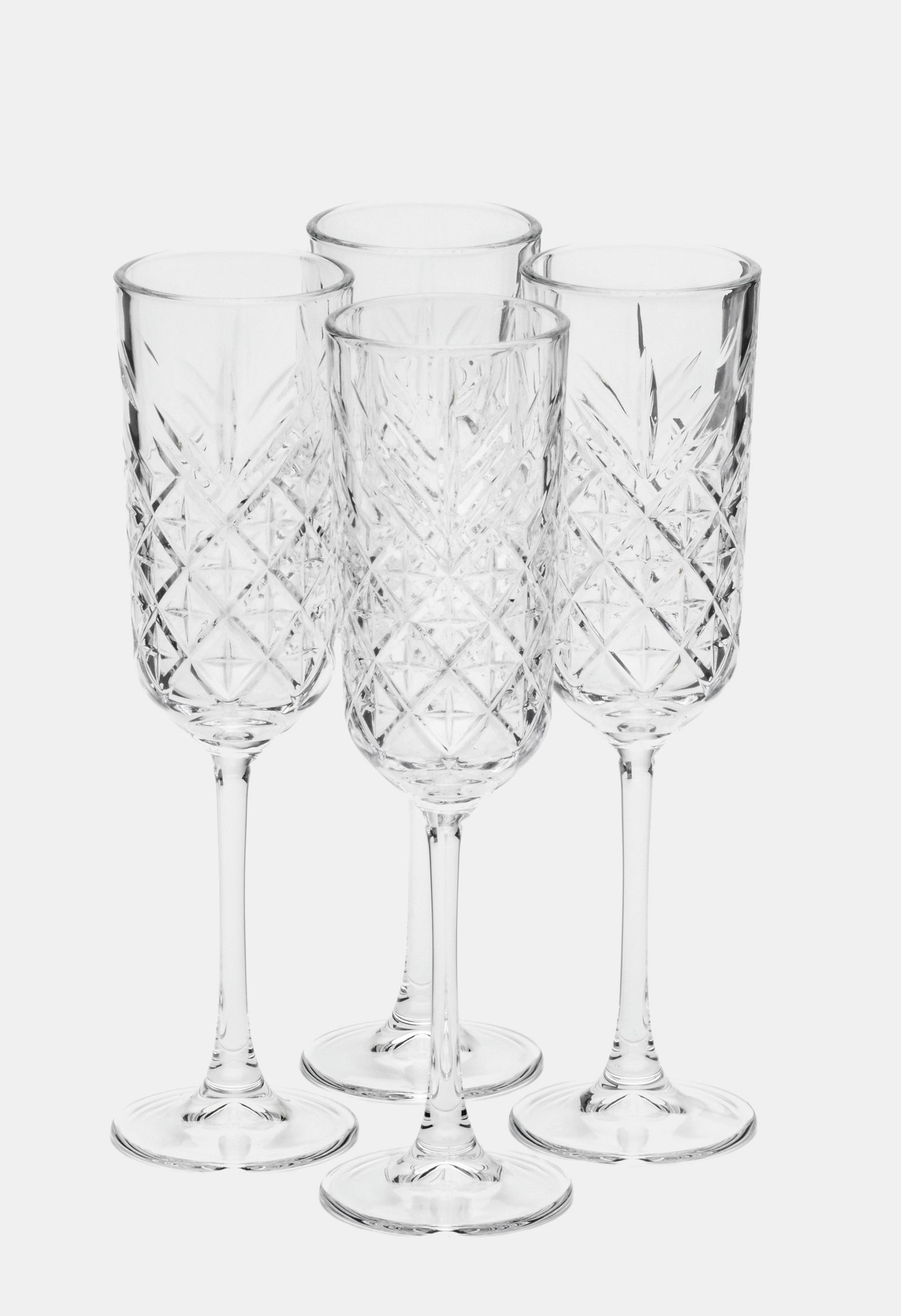 GLÄSERSET Timeless  4-teilig  - Klar, KONVENTIONELL, Glas (18,6/10/27,50cm) - Van Well