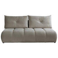 SCHLAFSOFA  mit Bettkasten erhältlich, Bettfunktion erhältlich Struktur Hellgrau  - Creme/Hellgrau, Design, Holz/Textil (209/100/103cm) - MID.YOU