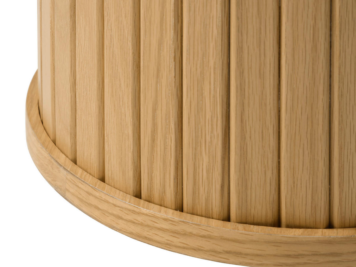 SOFFBORD i trämaterial 90/90/45 cm  - ekfärgad, Trend, trämaterial (90/90/45cm) - home24