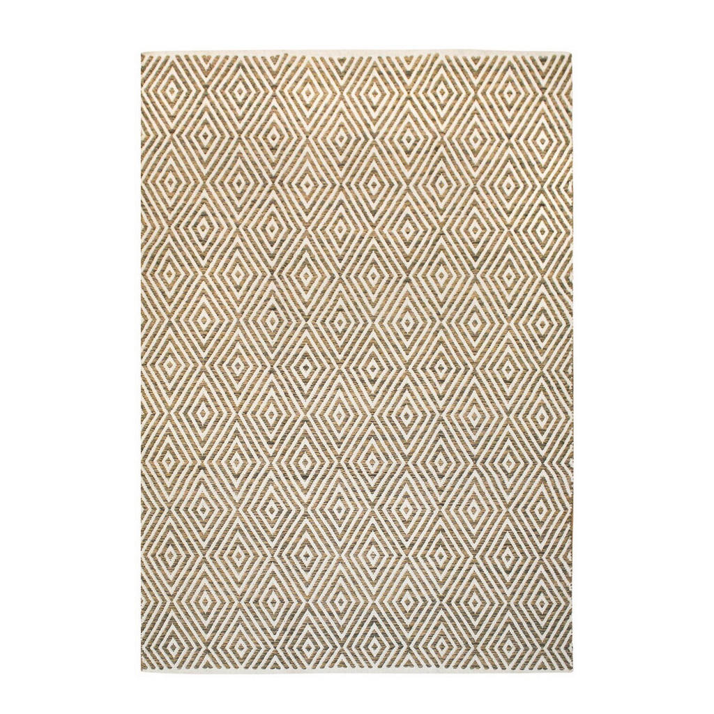 PLOCHO TKANÝ KOBEREC, 160/230 cm hnedá, béžová