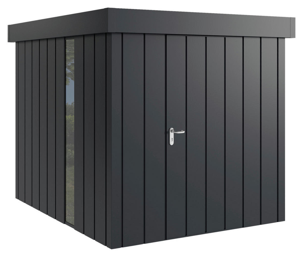 GERÄTEHAUS 229/220/277 cm  - Anthrazit, Basics, Metall (229/220/277cm)