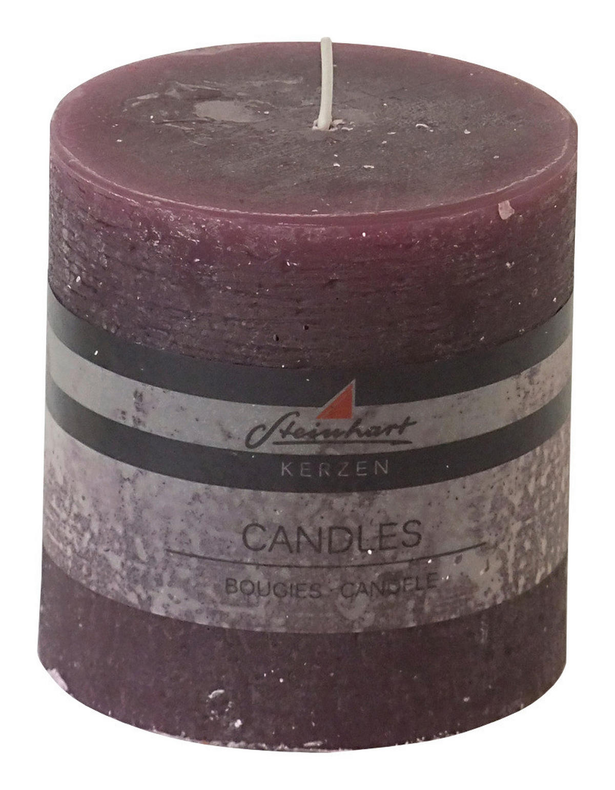 STUMPENKERZE 9,8/10 cm  - Brombeere, Basics (9,8/10cm) - Steinhart