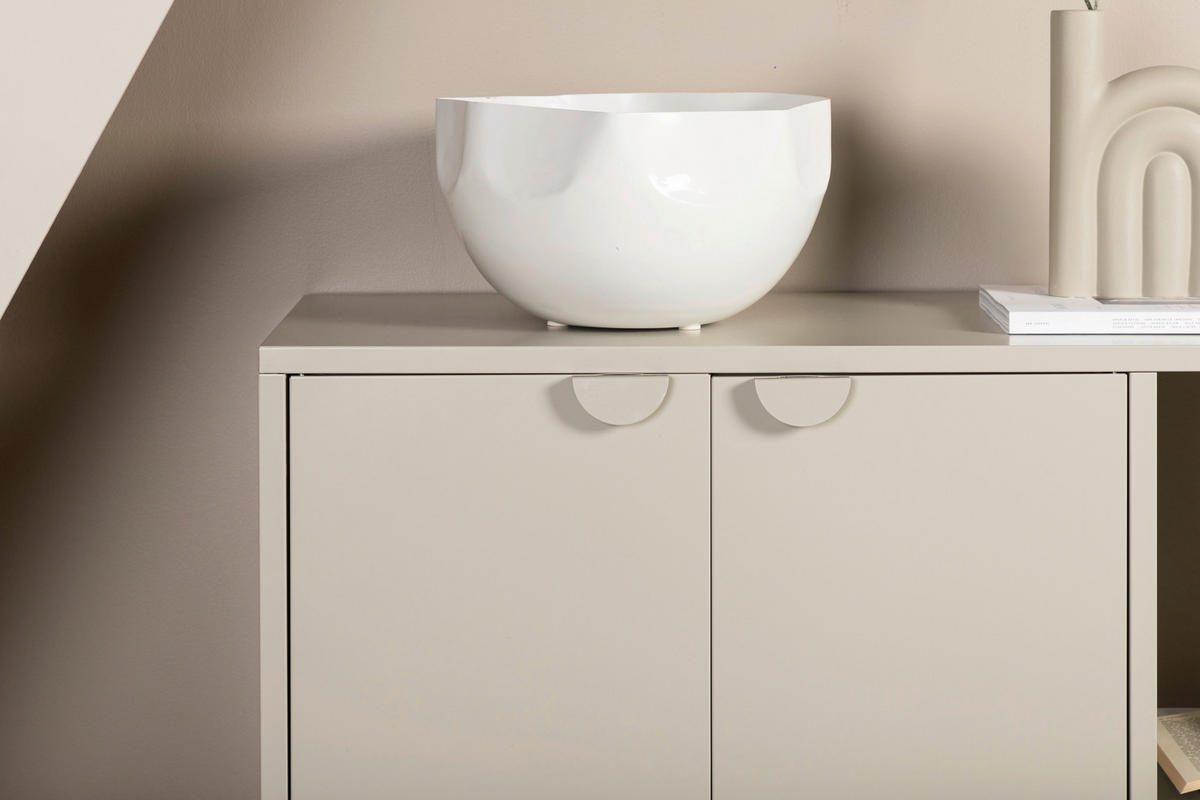 SIDEBOARD  in 110/100/42 cm  - Beige, Design, Metall (110/100/42cm) - Livetastic