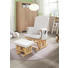 STILLSTUHL Creme, Naturfarben - Creme/Naturfarben, Basics, Holz/Textil (73/56/101cm) - My Baby Lou