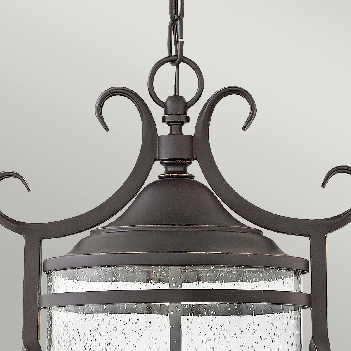 AUSSENHÄNGELEUCHTE Casa 30.1/66.2 cm  - Schwarz, Basics, Glas/Metall (30.1/66.2cm) - Elstead Lighting