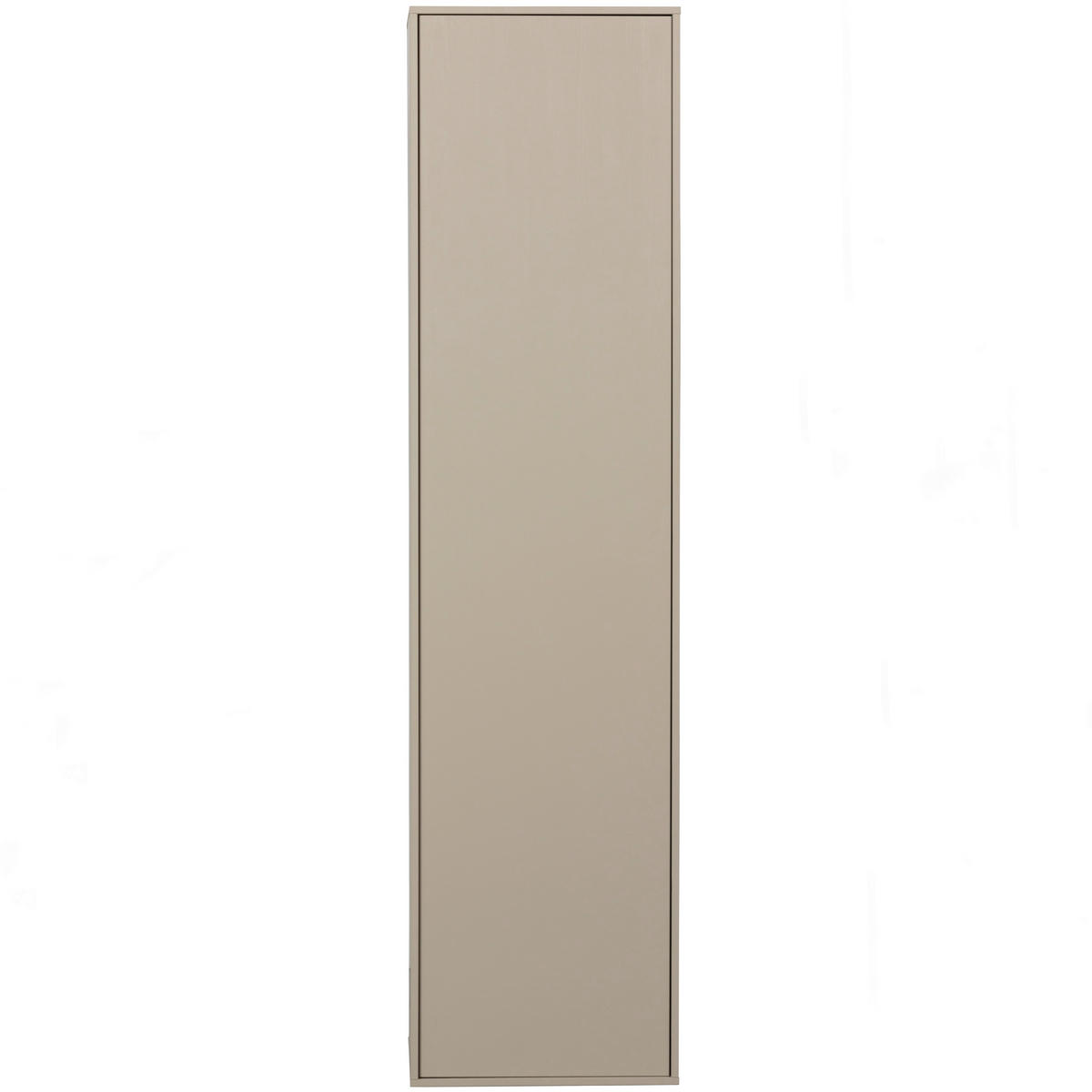 DREHTÜRENSCHRANK 50/200/58 cm,  in Grau, 1-türig  - Schwarz/Grau, Design, Holz/Holzwerkstoff (50/200/58cm) - Livetastic