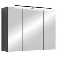 SPIEGELSCHRANK 80/60/20 cm  - Anthrazit, MODERN, Glas/Holzwerkstoff (80/60/20cm) - MID.YOU