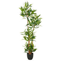 KUNSTPFLANZE 150 cm  - Schwarz/Braun, Basics, Kunststoff (150cm) - P & B