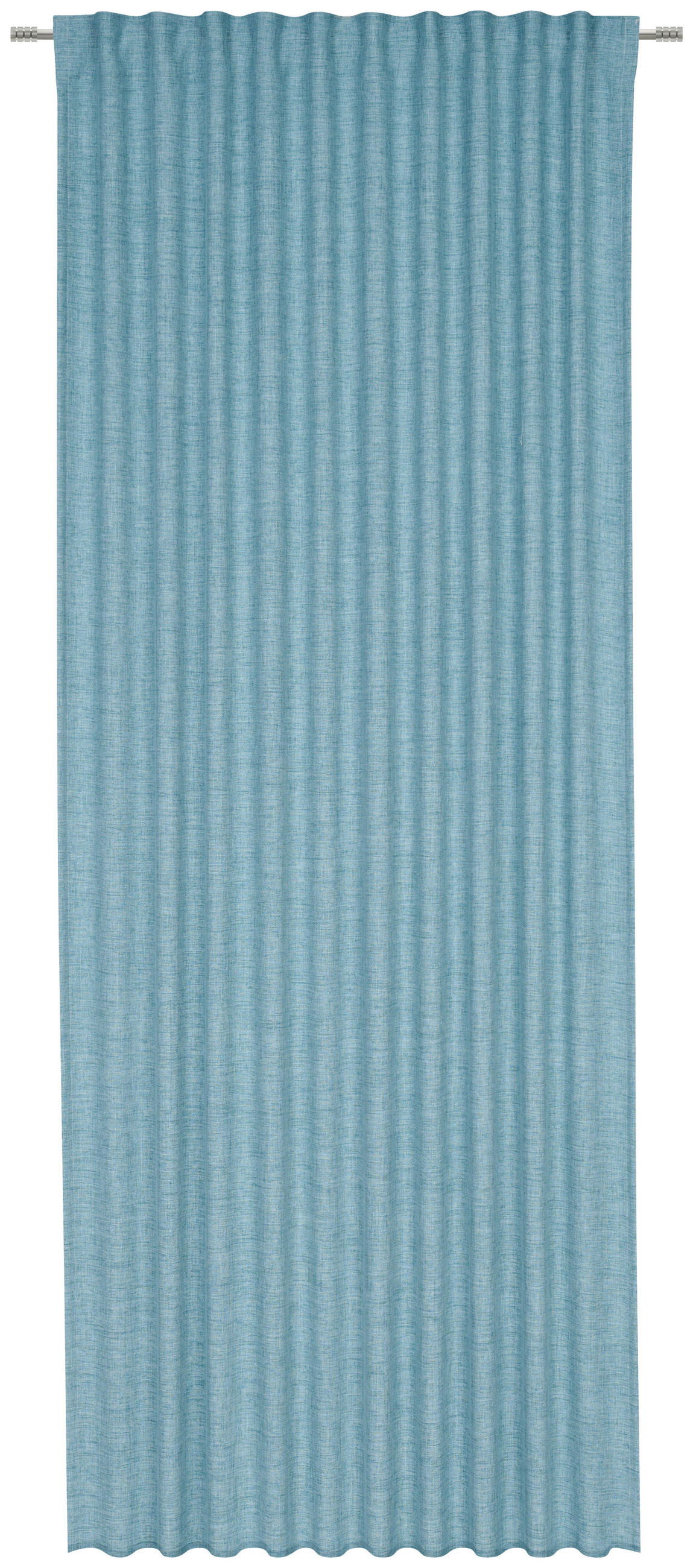 HOTOVÝ ZÁVES, nepriehľadné, 140/245 cm - modrá, Basics, textil (140/245cm) - Esposa