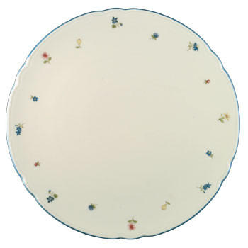 KROŽNIK ZA TORTO Marie-Luise keramika 30 cm - krem barve, Basics, keramika (30cm) - Seltmann Weiden