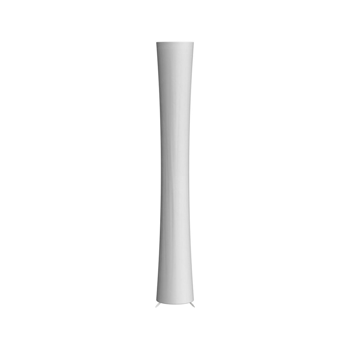 STOJACIA LED LAMPA, 23/158 cm  - biela, Basics, kov/textil (23/158cm) - Novel