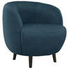 SESSEL Webstoff Dunkelblau    - Schwarz/Dunkelblau, Design, Holz/Textil (72/72/76cm) - LOOKS by W.Joop