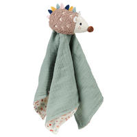 SCHMUSETUCH  - Hellbraun/Dunkelgrün, Trend, Textil (36/36cm) - Patinio