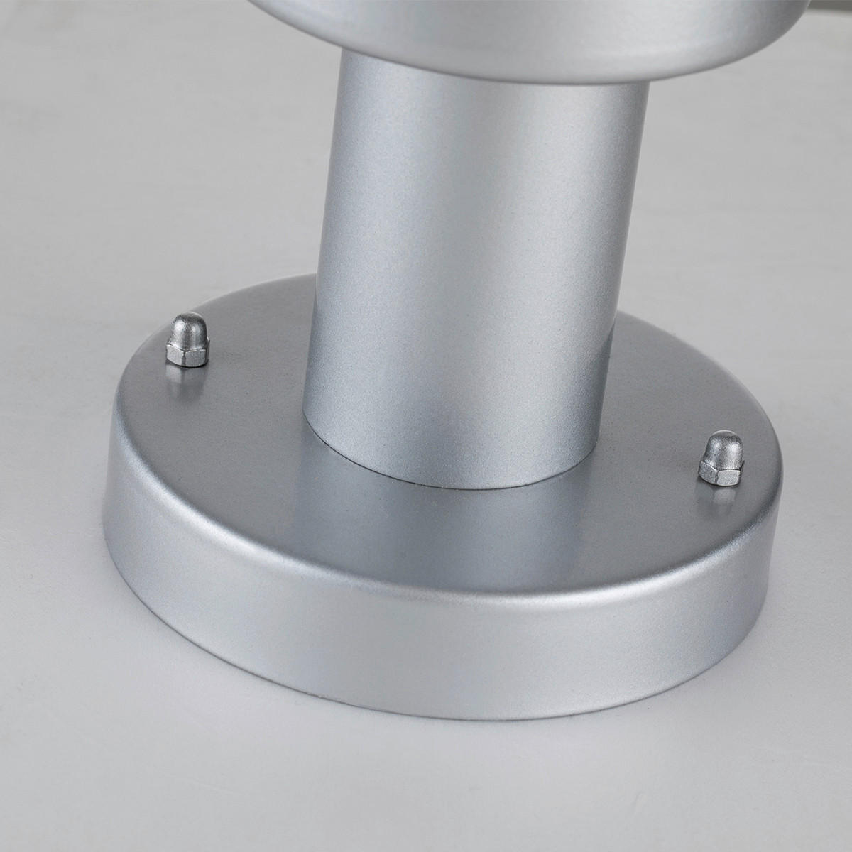 SOCKELLEUCHTE - Silberfarben, Konventionell, Glas/Metall (27.5/31.8cm) - Elstead Lighting