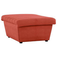 HOCKER in Textil Orange  - Schwarz/Orange, Design, Kunststoff/Textil (90/43/105cm) - LOOKS by W.Joop