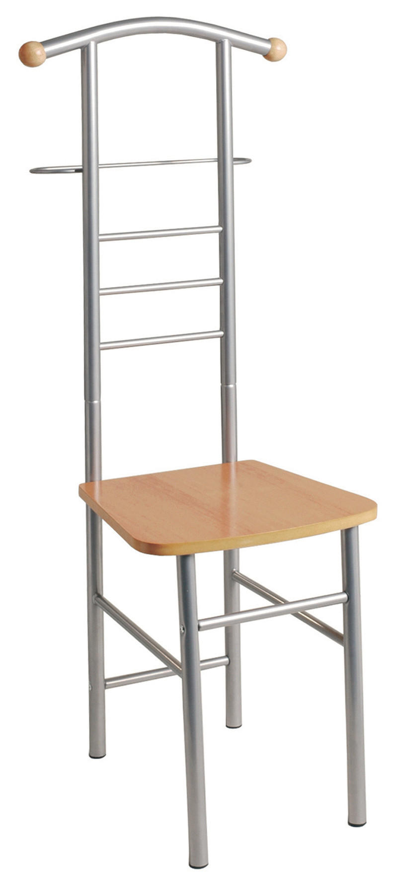 HERRENDIENER Buchefarben, Alufarben  - Buchefarben/Alufarben, Design, Metall (46/119/50cm) - Carryhome