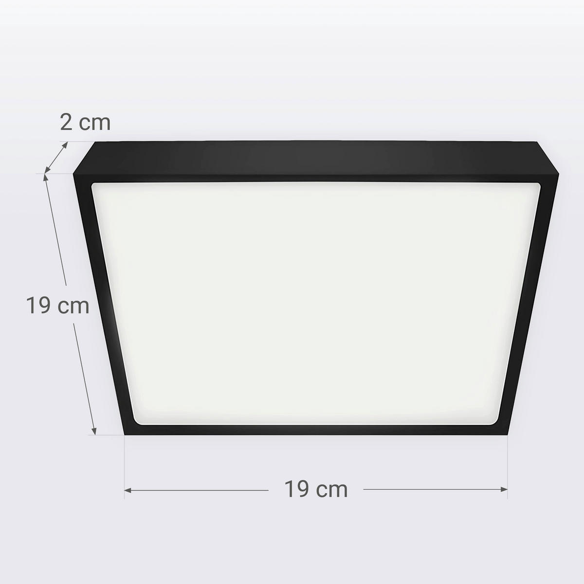 FÜRDŐSZOBAI MENNYEZETI LÁMPA - fehér, Basics, fém (2,4/19/19cm)