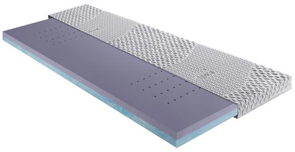 TOPPER 180/200 cm Höhe ca. 9 cm  - Weiß, KONVENTIONELL, Textil (180/200cm) - Novel