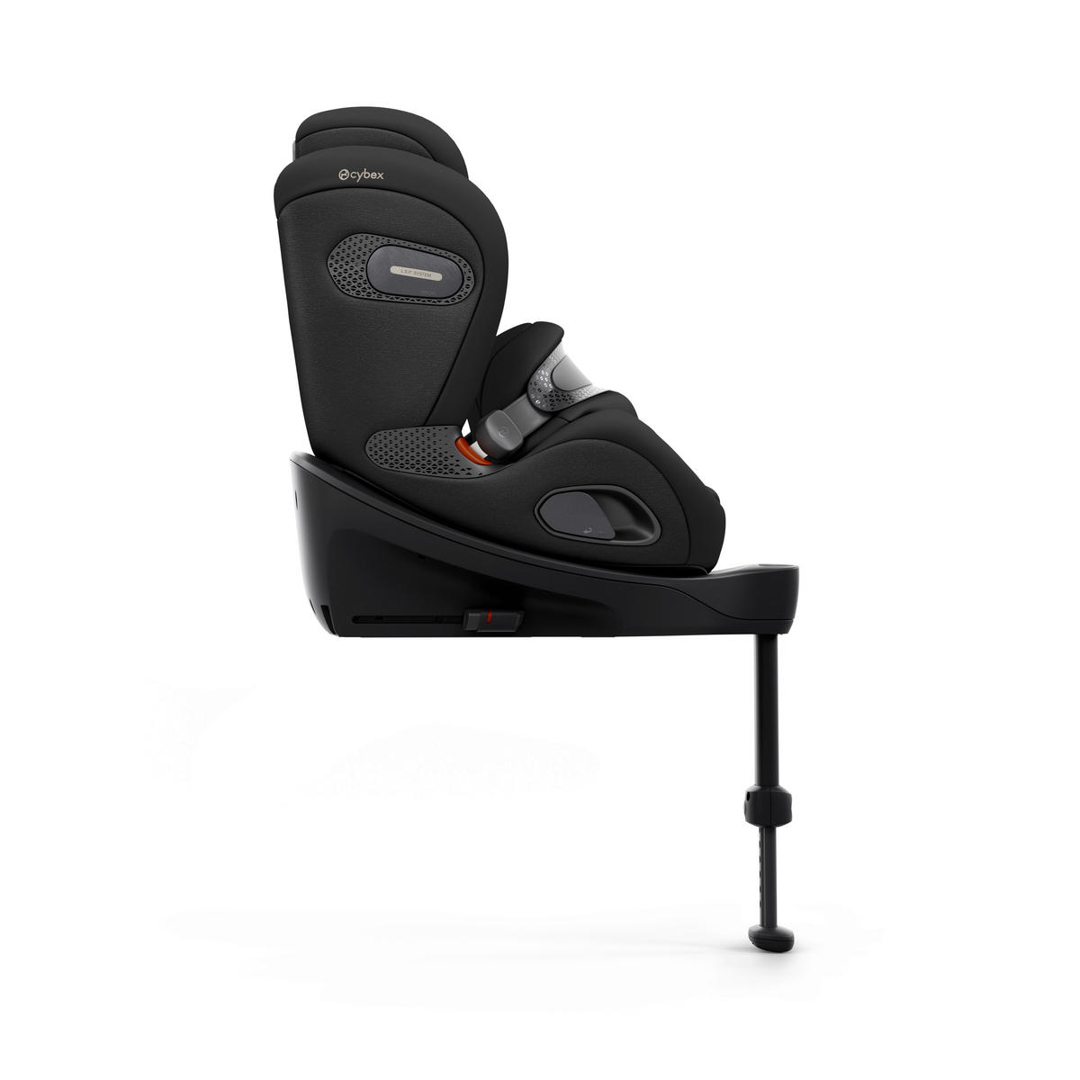 KINDERAUTOSITZ Anoris Si Sepia Black  - Schwarz, Basics, Kunststoff/Textil (61/45,5/55cm) - cybex PLATINUM