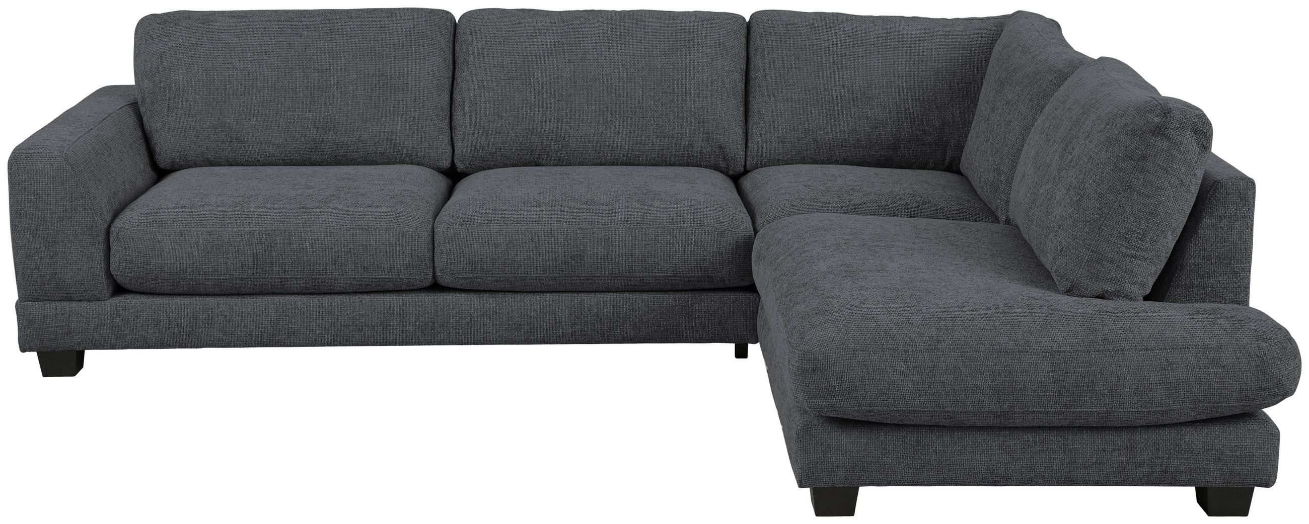 SOFFA i blå  - blå/svart, Design, textil/plast (285/203cm) - Pure Home Comfort