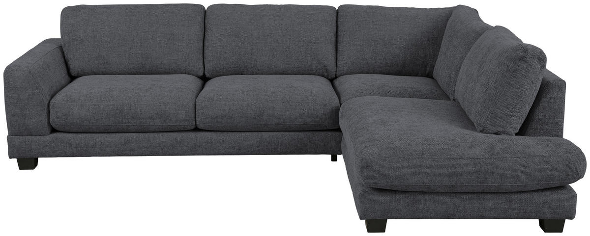 SOFFA i blå  - blå/svart, Design, textil/plast (285/203cm) - Pure Home Comfort