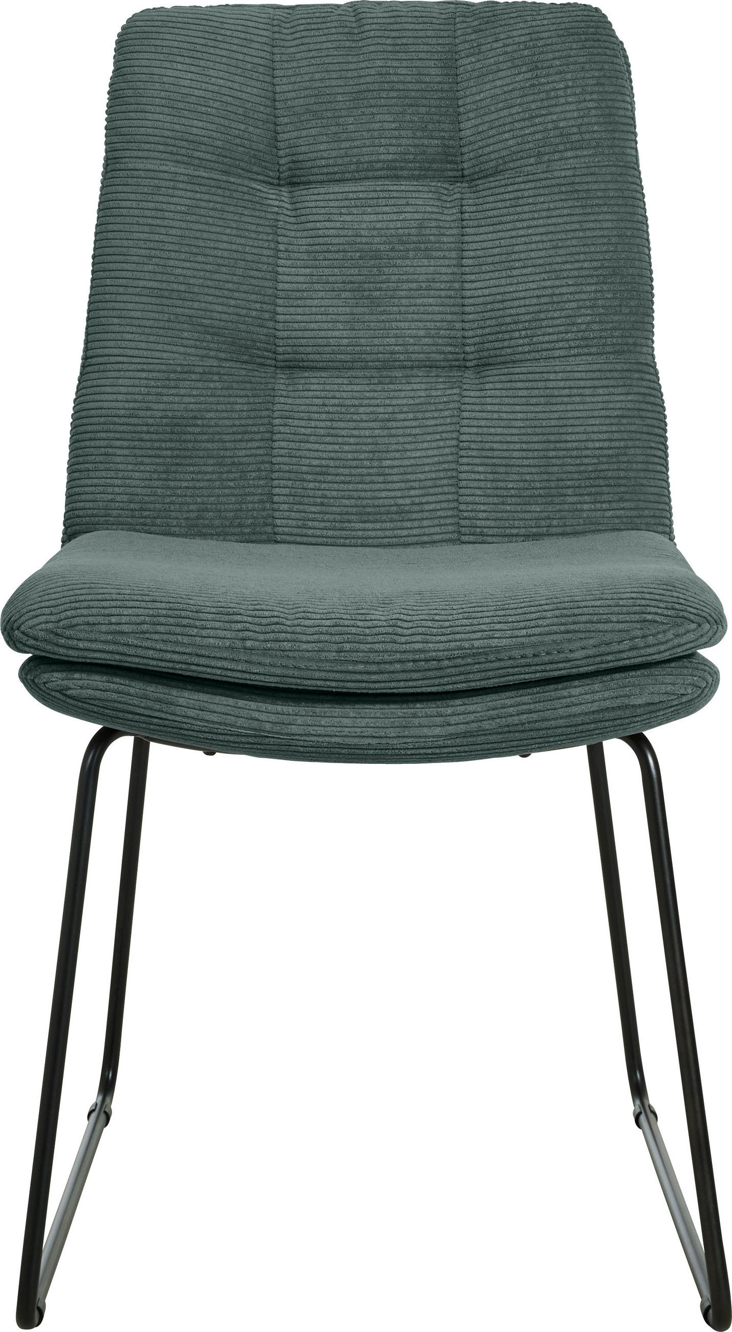 STUHL - Schwarz/Grün, Design, Textil/Metall (49/90/68cm) - Johann Jakob