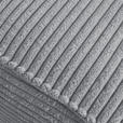 HOCKER Cord Hellgrau  - Hellgrau/Schwarz, Design, Textil/Metall (60/49/53cm) - Landscape