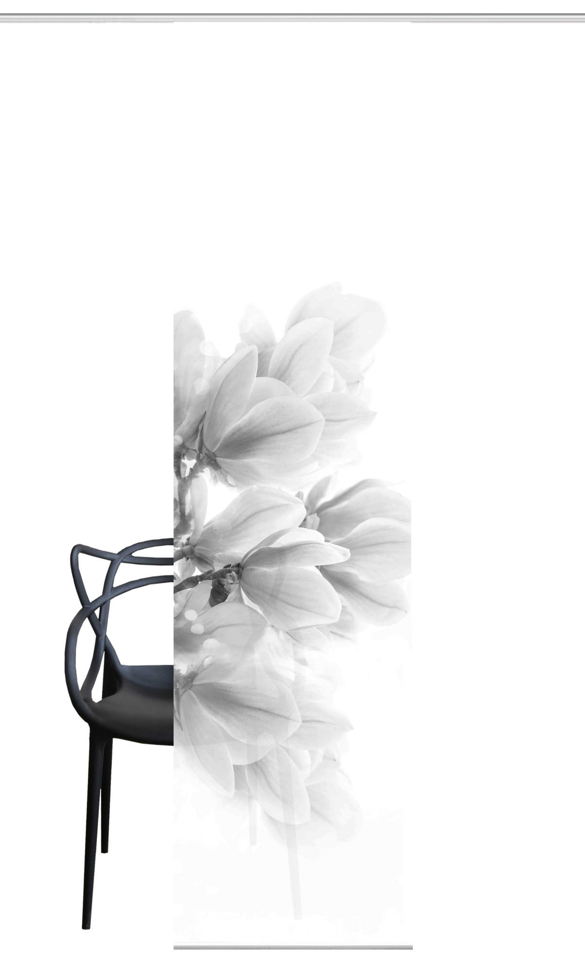 FLÄCHENVORHANG   blickdicht   60/245 cm  - Grau, Natur, Textil (60/245cm)