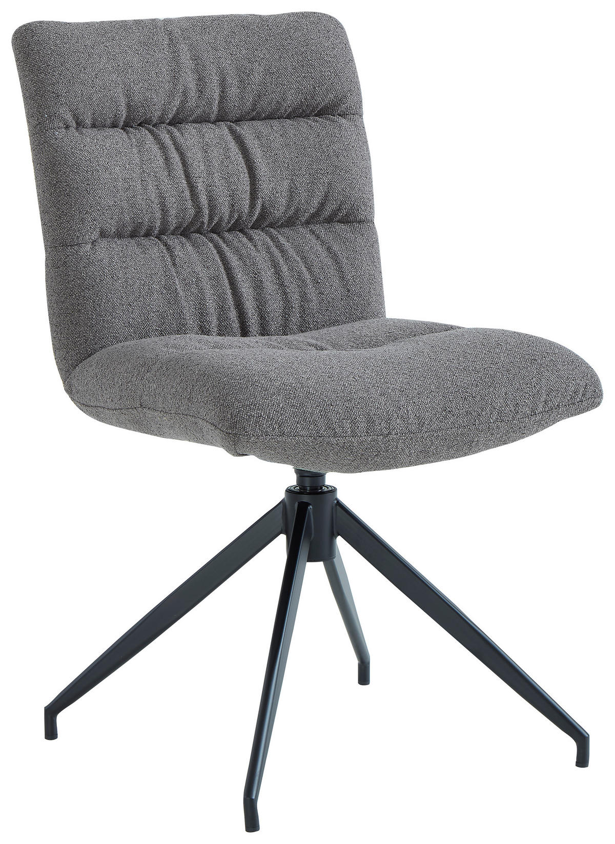 STUHL - Schwarz/Cappuccino, Design, Textil/Metall (51/86/64cm) - Dieter Knoll