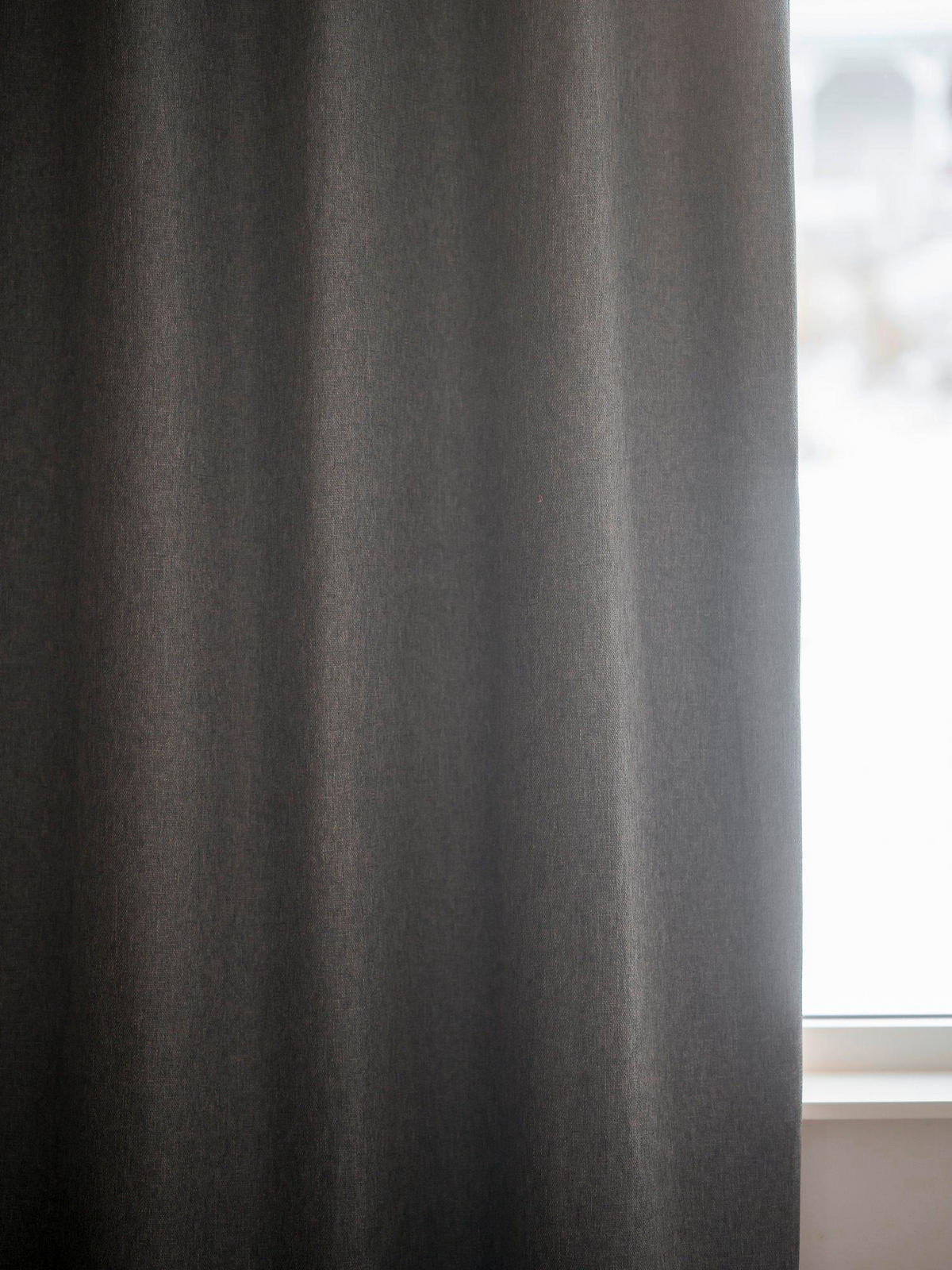 FERTIGVORHANG  halbtransparent   140/280 cm 2 Stück  - Grau, Basics, Textil (140/280cm) - Svanefors
