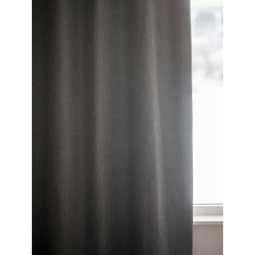 Thumbnail - Svanefors Fertigvorhang Diana, Grau, Textil, Uni, 140x280 cm, Wohntextilien, Gardinen & Vorhänge, Fertiggardinen, Fertig...