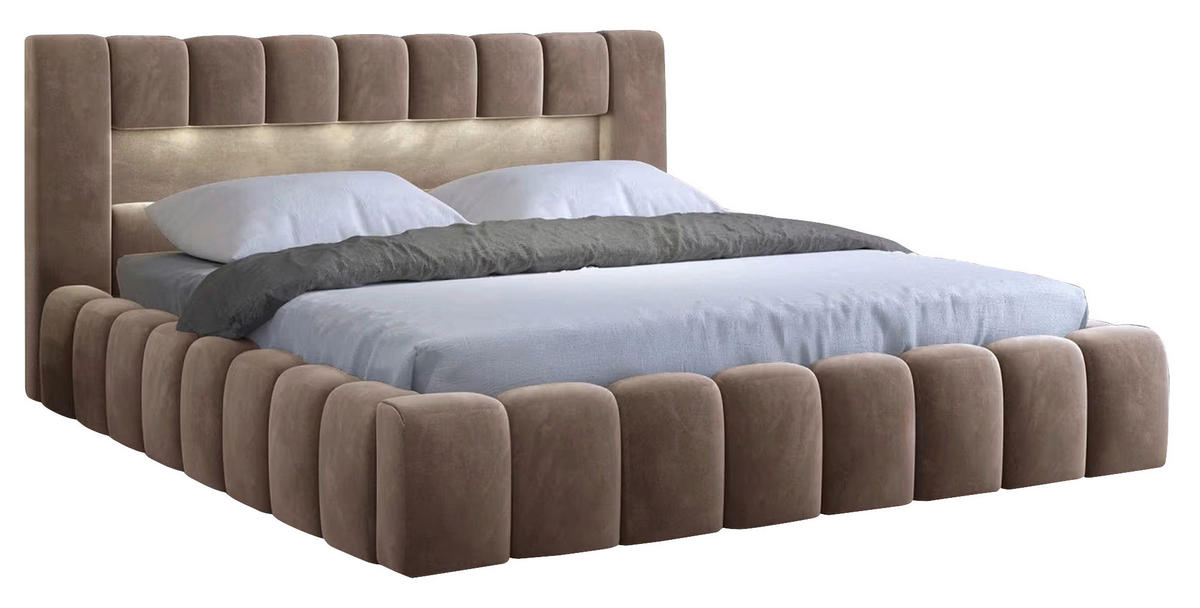 POLSTERBETT 160/200 cm, Lattenrost, Bettkasten,  - Schwarz/Weiß, MODERN, Holz/Kunststoff (160/200cm) - MID.YOU