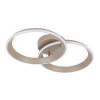 Plafonieră Cu Led 30 W    53,5/33/9,3 cm  - nisipiu, Design, plastic/metal (53,5/33/9,3cm) - Dieter Knoll