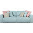SCHLAFSOFA in Textil, Holzwerkstoff Hellblau - Pink/Hellgrau, Design, Holzwerkstoff/Kunststoff (250/87/129cm) - Carryhome SCHLAFSOFA in Textil, Holzwerkstoff Hellblau - Pink/Hellgrau, Design, Holzwerkstoff/Kunststoff (250/87/129cm) - Carryhome