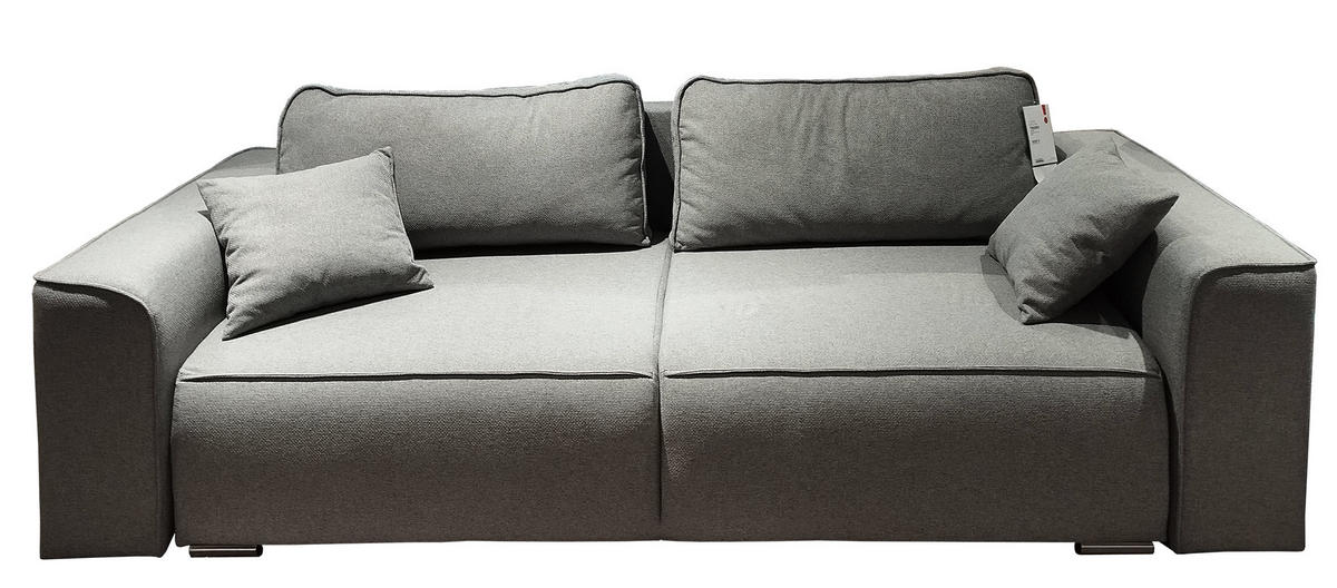 TROSED siva  - siva/boja nikla, Moderno, tekstil (252/85/107cm) - Hom`in