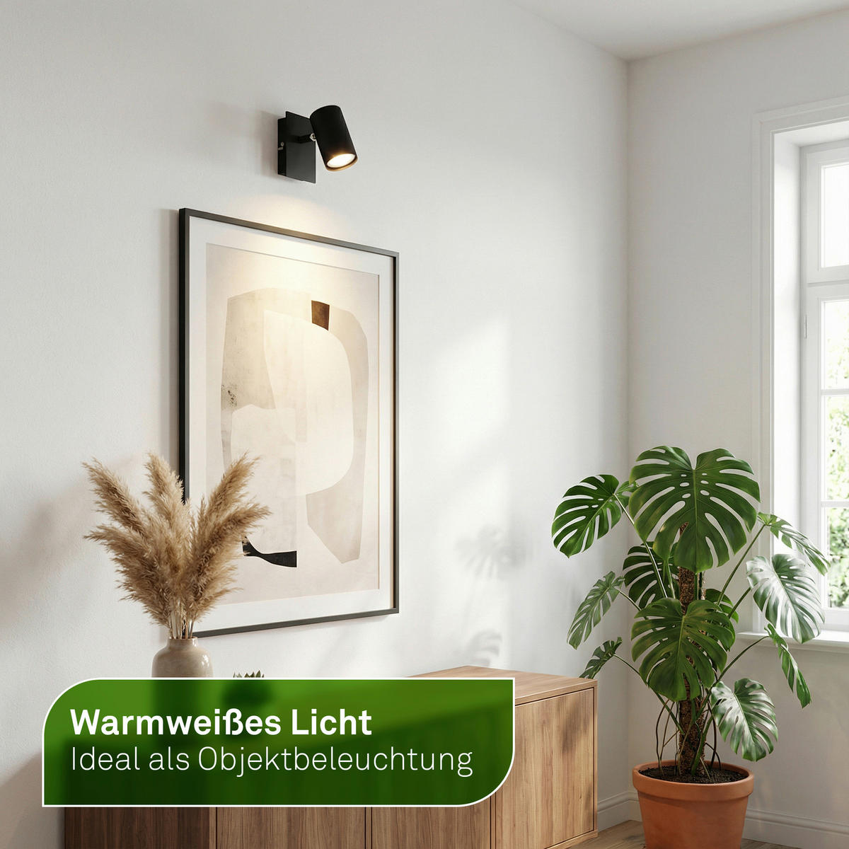 LED-SPOTKOPF Isil A 12/8/12,5 cm  - Schwarz, Basics, Metall (12/8/12,5cm) - Briloner