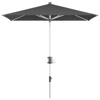 SONNENSCHIRM 230X150 cm Dunkelgrau  - Dunkelgrau/Alufarben, KONVENTIONELL, Textil/Metall (230/150cm) - KNIRPS