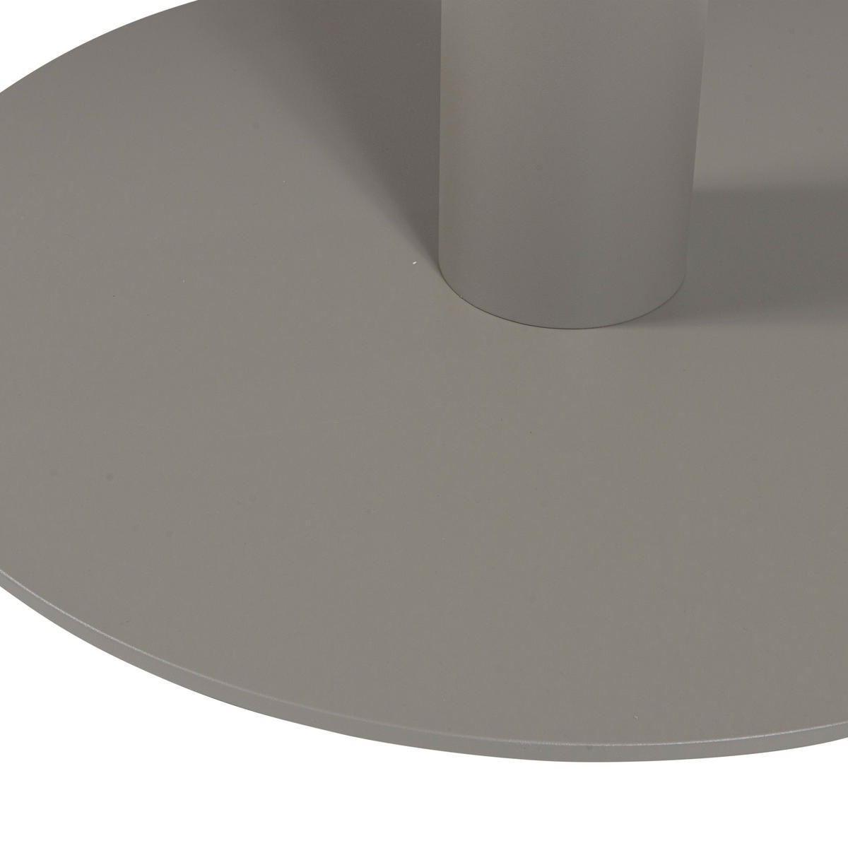 GARTENTISCH 122/122/75 cm Metall, Holzwerkstoff rund  - Naturfarben, MODERN, Holzwerkstoff/Metall (122/122/75cm) - Livetastic