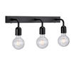 BADEZIMMER-WANDLEUCHTE 51/13,5/14,6 cm   - Schwarz, KONVENTIONELL, Metall (51/13,5/14,6cm) - Belid