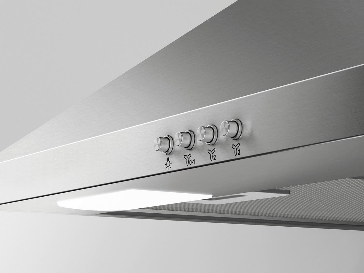 DUNSTABZUGSHAUBE ZHC62462XA  - Edelstahlfarben, LIFESTYLE, Metall (59,8/69-107/45cm) - Zanussi
