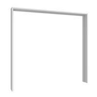 RAMĂ PENTRU DULAP in alb  - alb, Modern, material pe bază de lemn (231,1/215,9/23,8cm) - Cantus