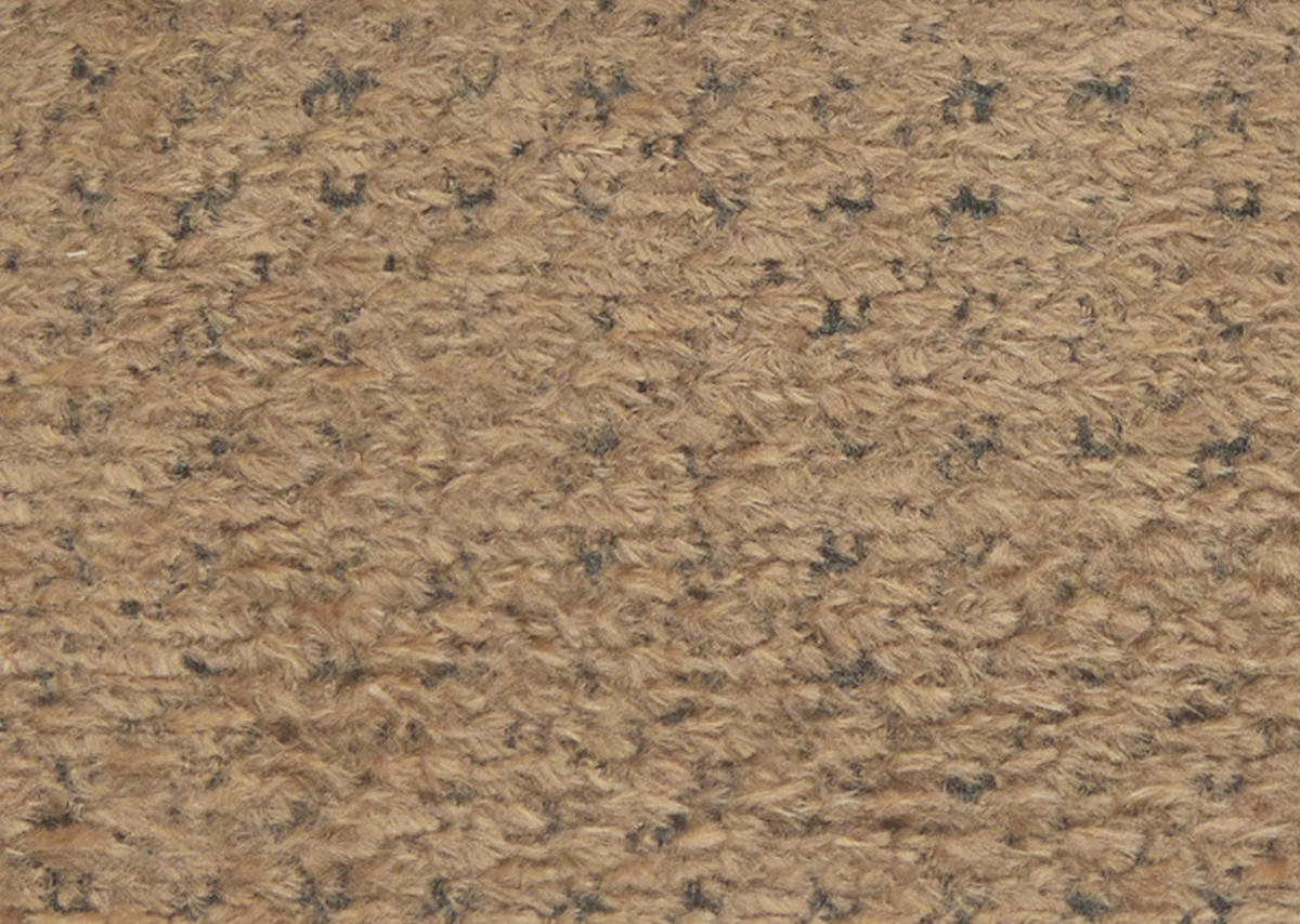 ECKSOFA Chenille Braun  - Schwarz/Braun, Design, Kunststoff/Textil (187/268cm) - Stylife