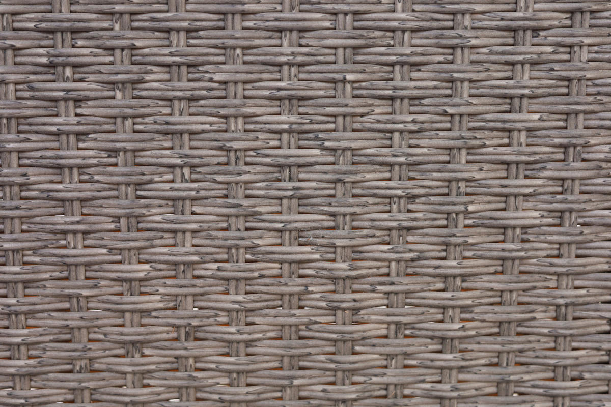 LOUNGE GARNITURA   drvo, metal, plastika, tekstil  siva, boje bagrema, tamno siva    - siva/boje bagrema, Moderno, drvo/metal (113/72/62,5cm) - Ambia Garden