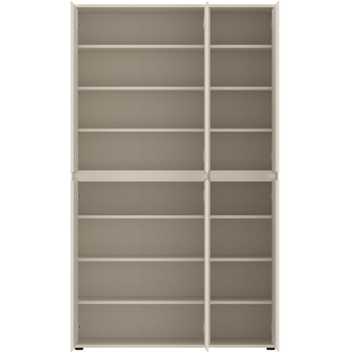 GARDEROBENSCHRANK  in 111,5/185,9/35,3 cm  - Kaschmir, Design, Holzwerkstoff (111,5/185,9/35,3cm) - Livetastic