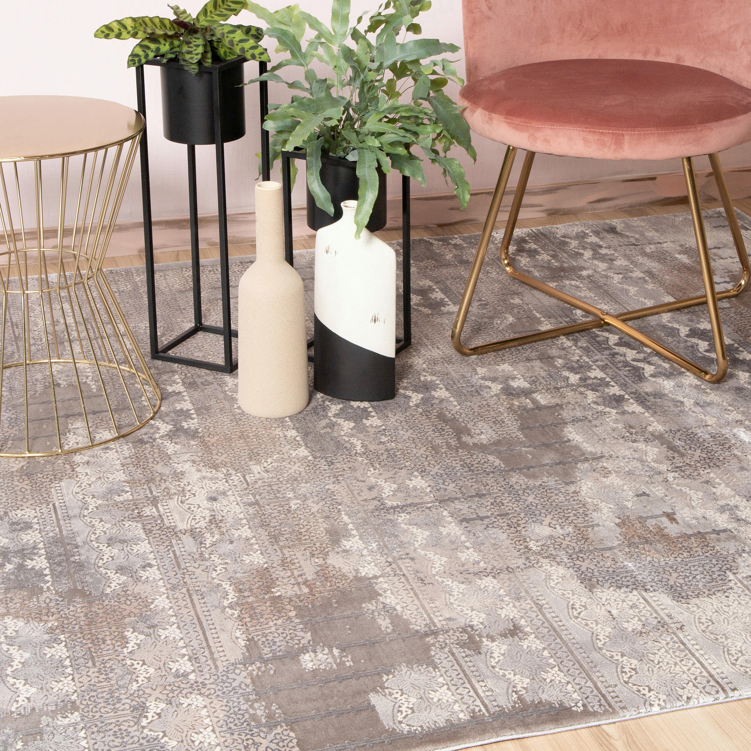 COVOR ȚESUT My Jewel of Obsession  - taupe, Konventionell, textil (160/230cm)