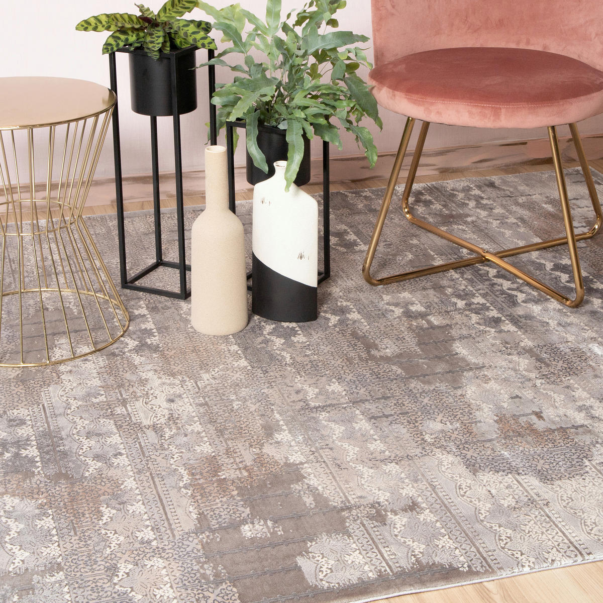 COVOR ȚESUT My Jewel of Obsession  - taupe, Konventionell, textil (240/340cm)