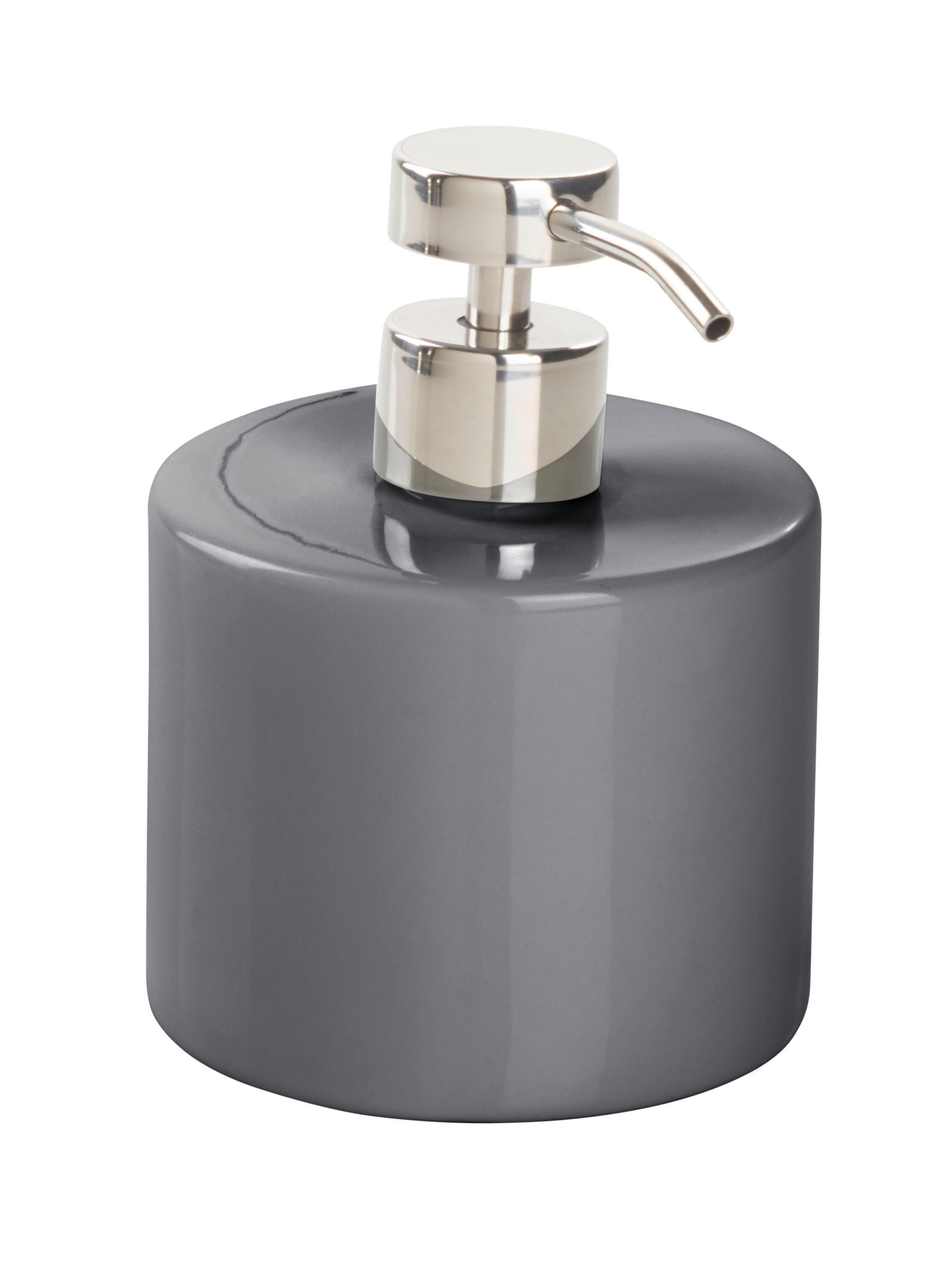 Dozator De Săpun ceramică  - gri, Basics, ceramică (8/13/8cm) - Sadena