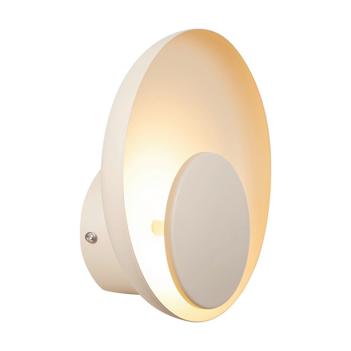 WANDLEUCHTE Marsi 21/21/21 cm  - Beige, Design, Metall (21/21/21cm) - Nordlux